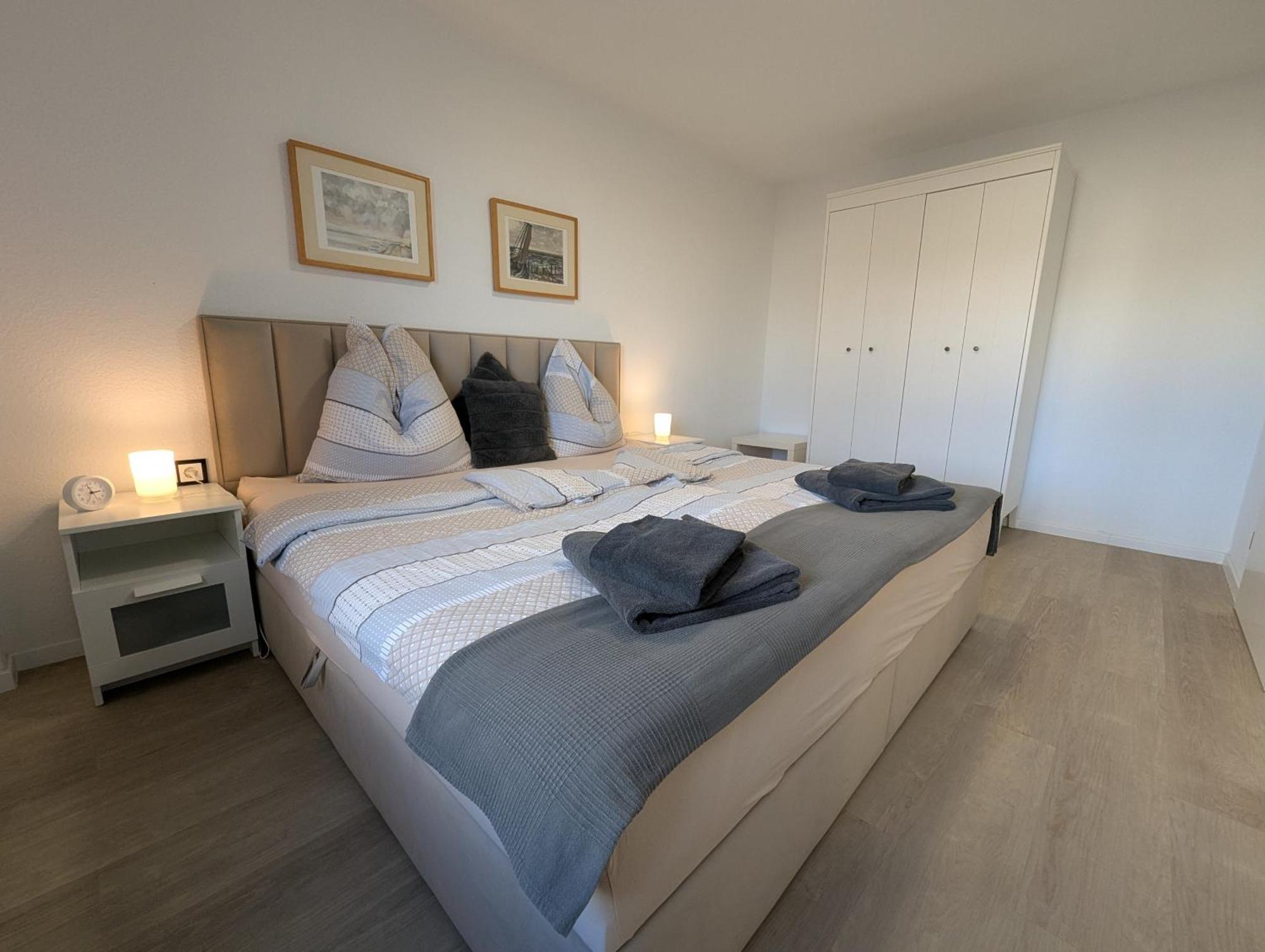 Strandappartement 2 Minuten Vom Suedstrand Wilhelmshaven Bagian luar foto