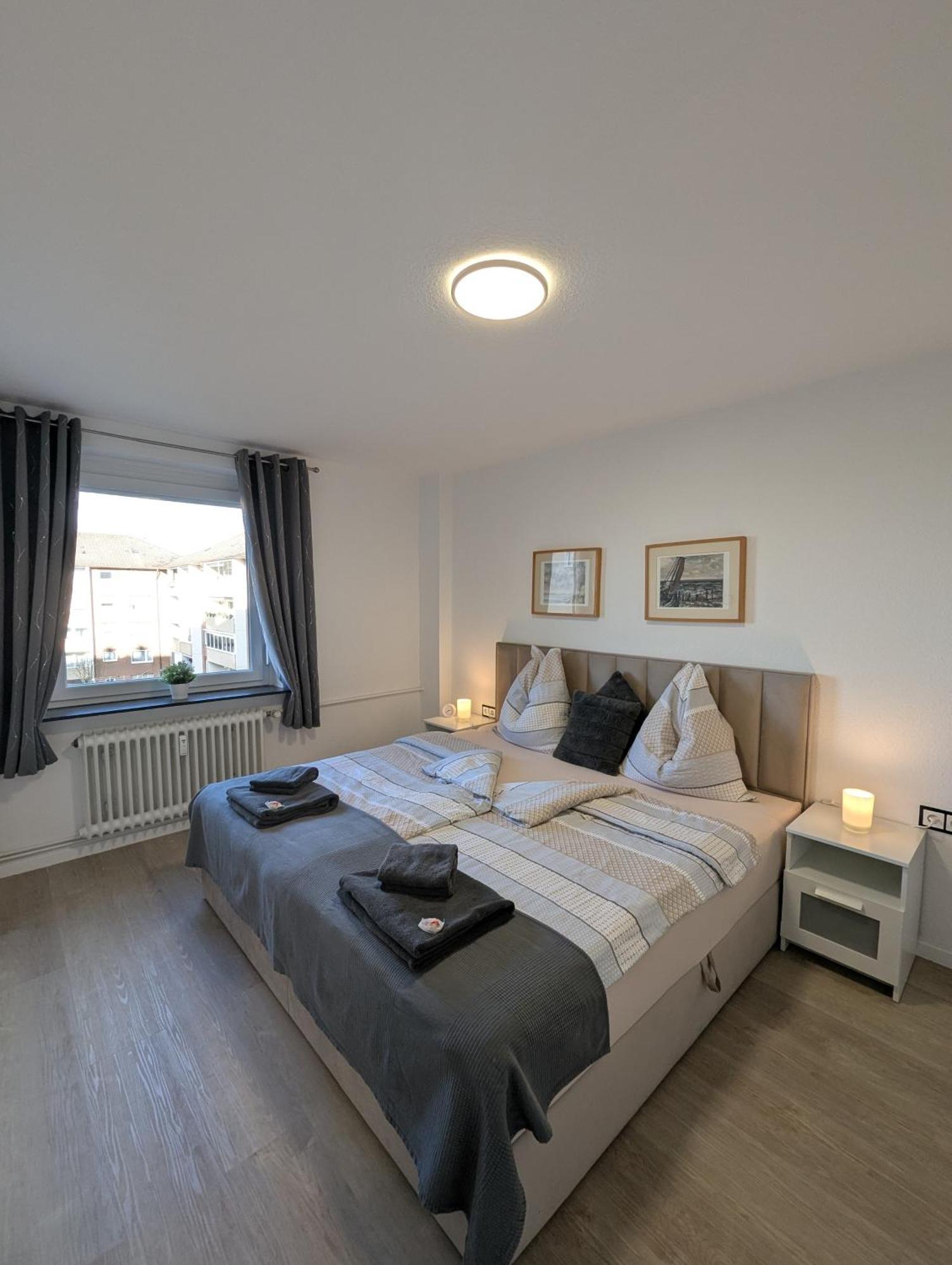 Strandappartement 2 Minuten Vom Suedstrand Wilhelmshaven Bagian luar foto